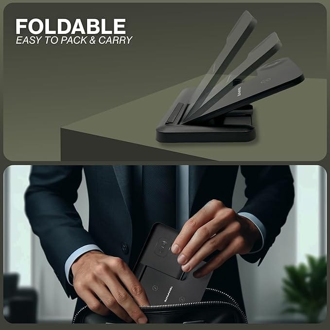 Approved charging-station image demonstrating foldability