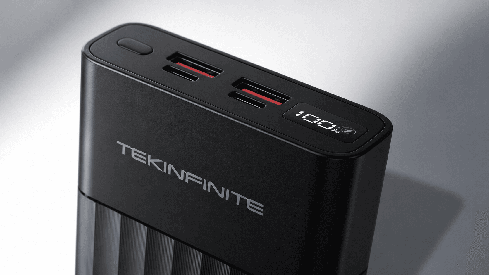 PowerPulse 20K charging ports and digital display